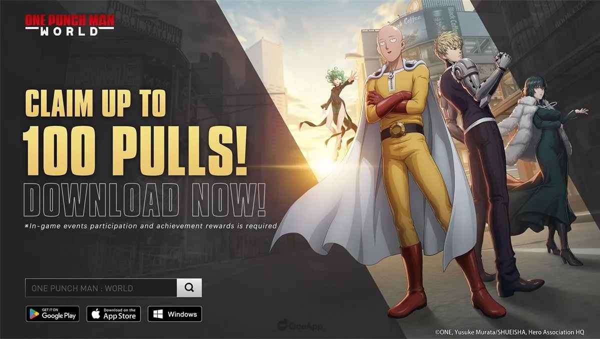 One Punch Man: World – Now live! Start an exciting new adventure!