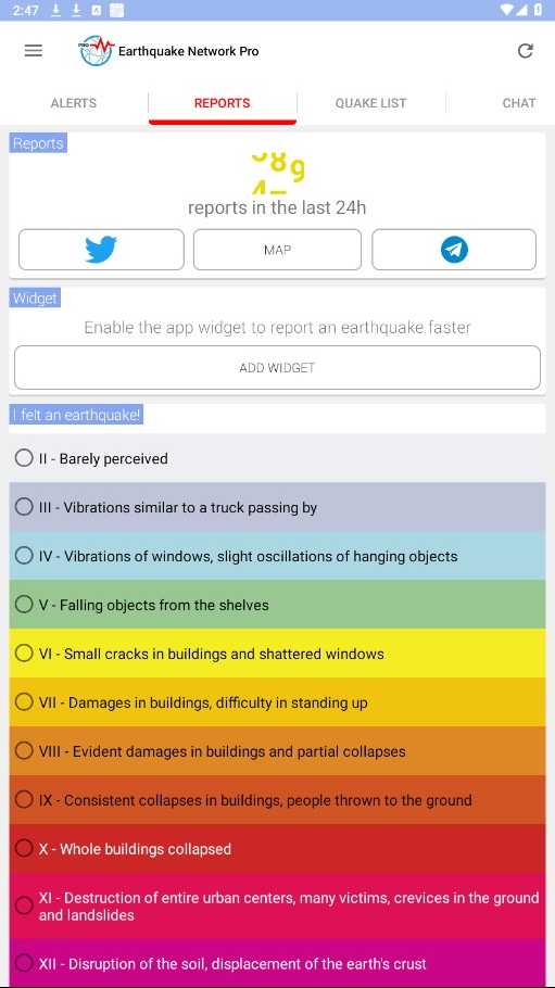 Earthquake Network Pro